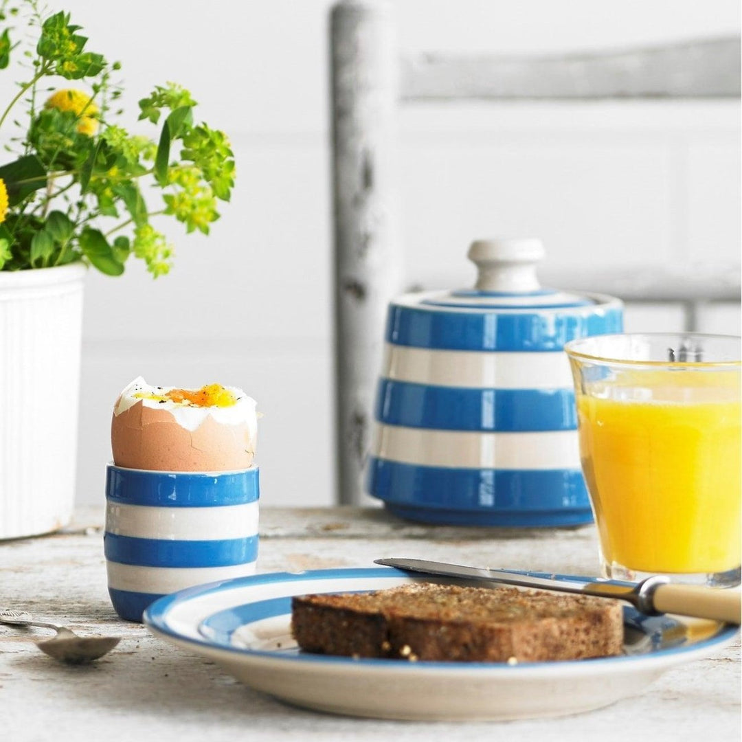 Cornishware Covered Sugar Bowl - Cornish Blue - Ruby's Home Store