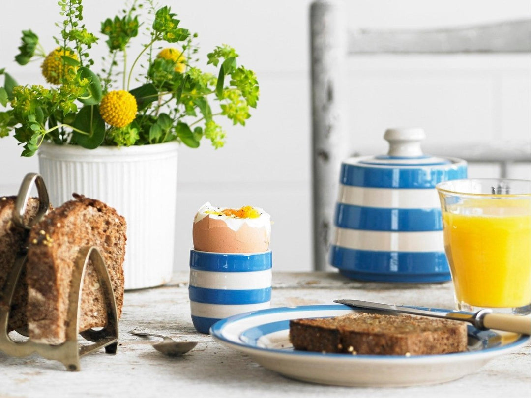 Cornishware Covered Sugar Bowl - Cornish Blue - Ruby's Home Store