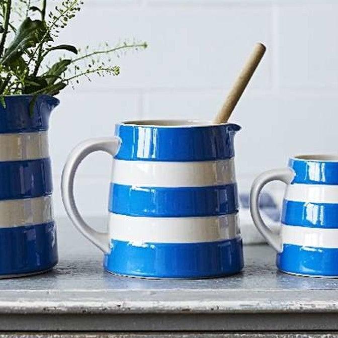 Cornishware Medium Dreadnought Jug 20oz - Cornish Blue - Ruby's Home Store