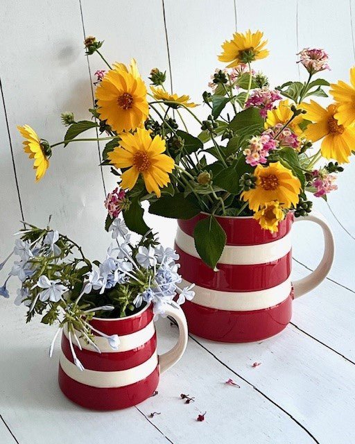 Cornishware Small Dreadnought Jug 10oz - Red - Ruby's Home Store