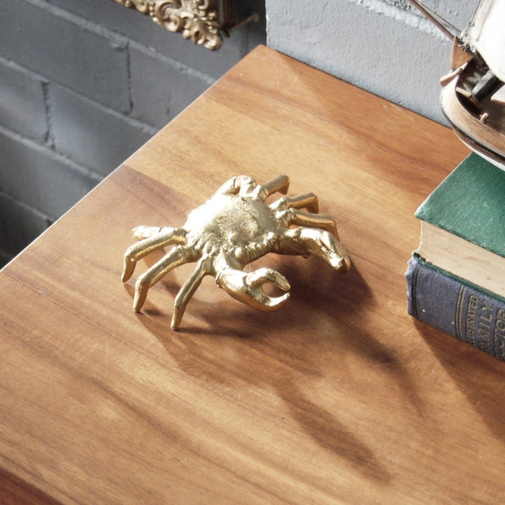 Crawling Crab - Gold - White Moose - Ruby's Home Store