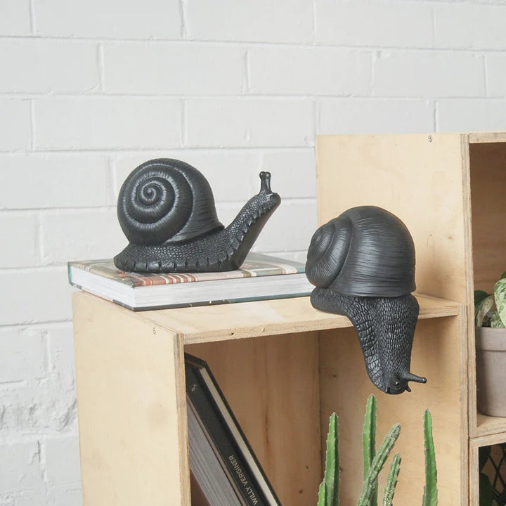 Crawling Shelf Snail - White Moose - Ruby's Home Store