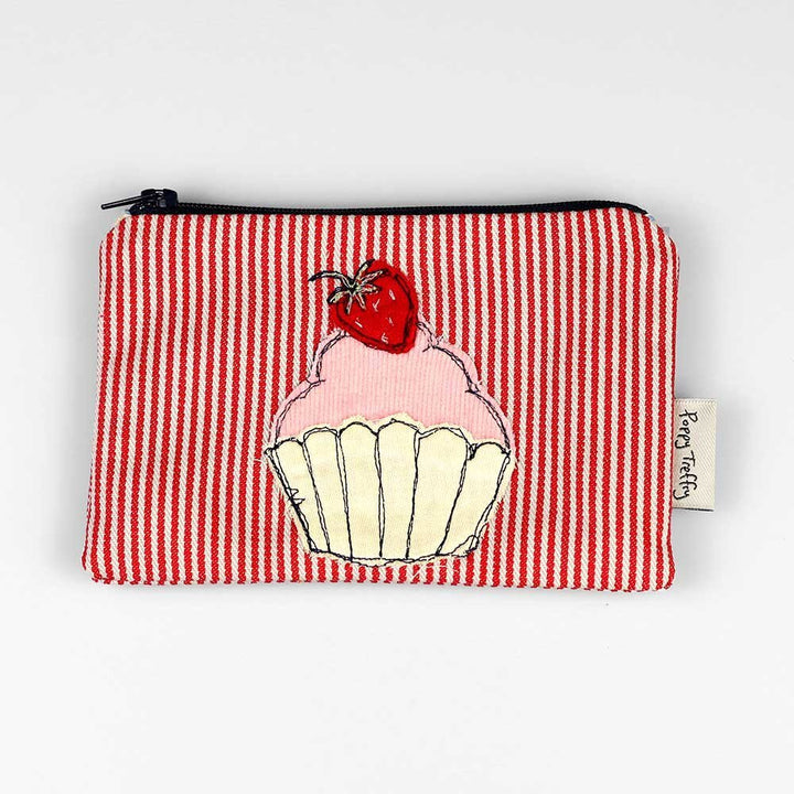 Cupcake Embroidered Coin Purse - Poppy Treffry - Ruby's Home Store