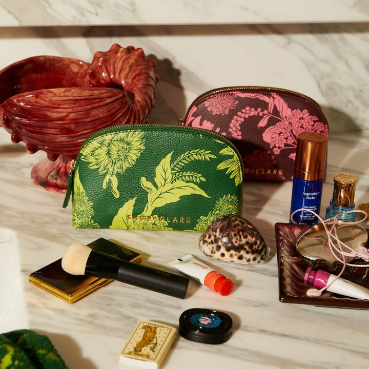 Delphine Cosmetic Pouch - Anise - Sage x Clare - Ruby's Home Store
