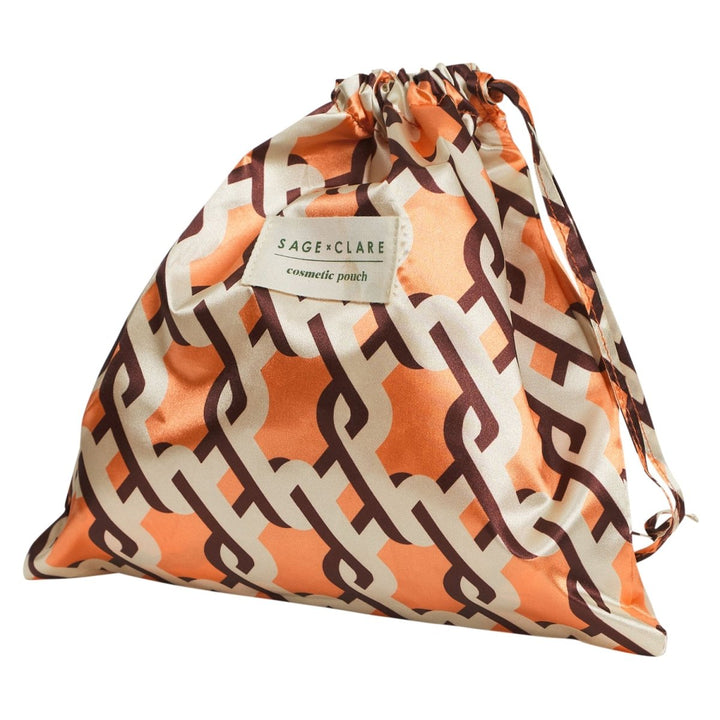 Delphine Cosmetic Pouch - Vivid Coral - Sage x Clare - Ruby's Home Store