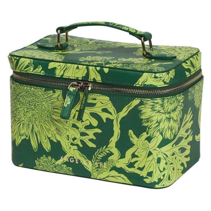 Delphine Large Vanity Case - Anise - Sage x Clare - Ruby's Home Store