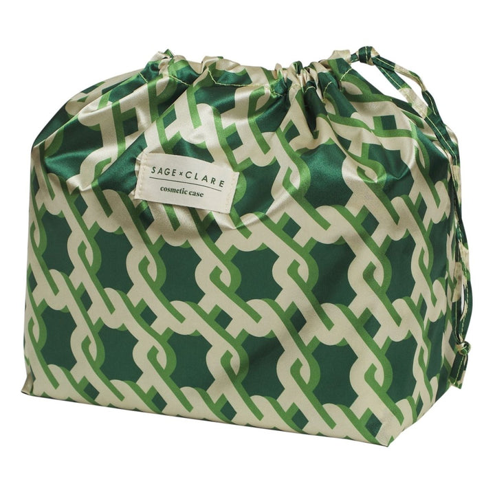 Delphine Large Vanity Case - Anise - Sage x Clare - Ruby's Home Store