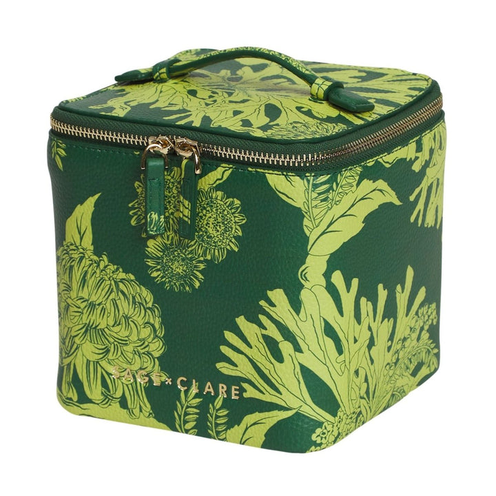 Delphine Small Vanity Case - Anise - Sage x Clare - Ruby's Home Store