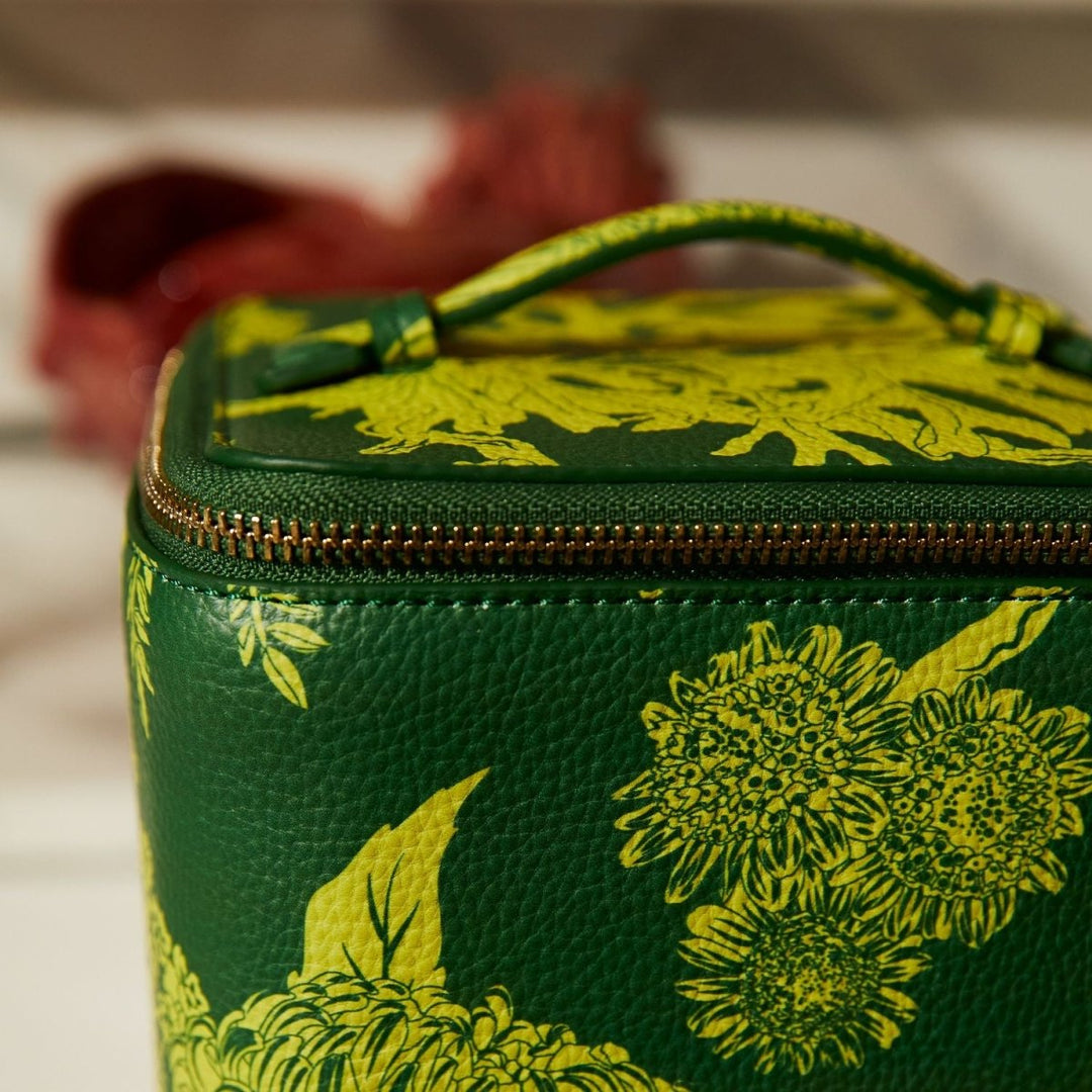 Delphine Small Vanity Case - Anise - Sage x Clare - Ruby's Home Store