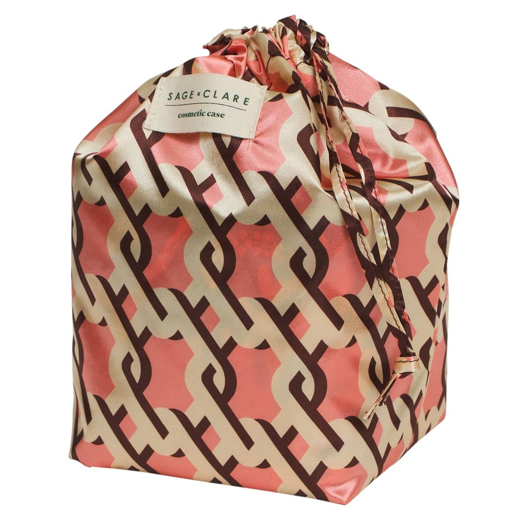 Delphine Small Vanity Case - Garnet - Sage x Clare - Ruby's Home Store