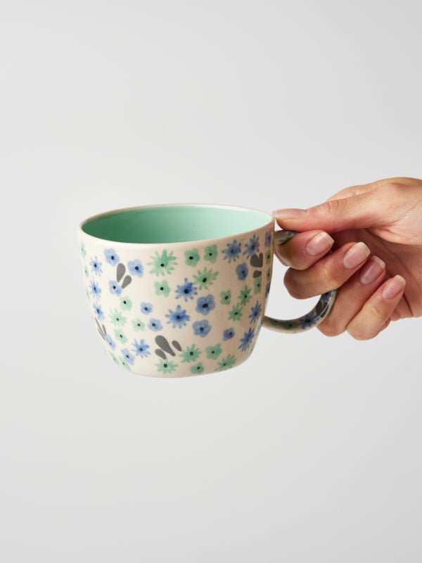 Ditsy Mint Mug - Jones & Co - Ruby's Home Store