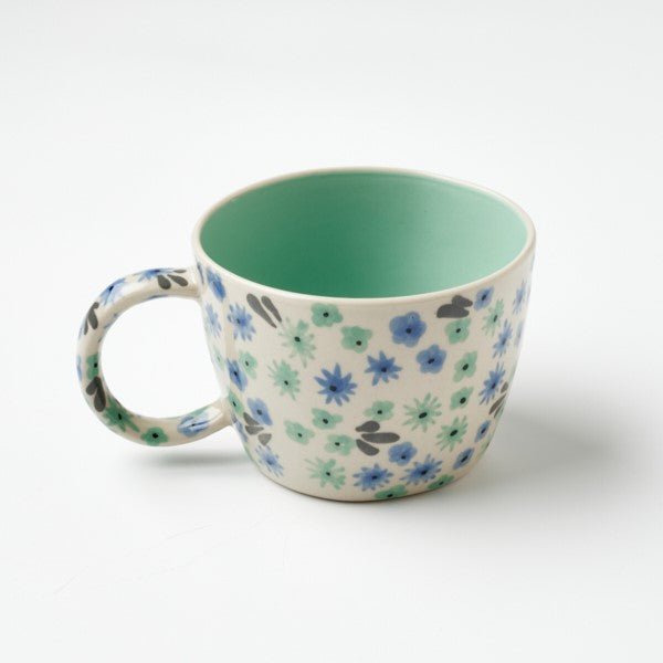 Ditsy Mint Mug - Jones & Co - Ruby's Home Store