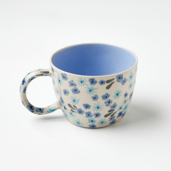 Ditsy Periwinkle Mug - Jones & Co - Ruby's Home Store