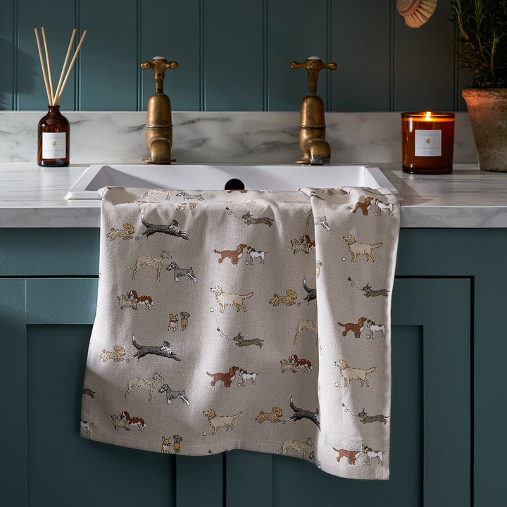 Sophie Allport Doggy Daycare Tea Towel