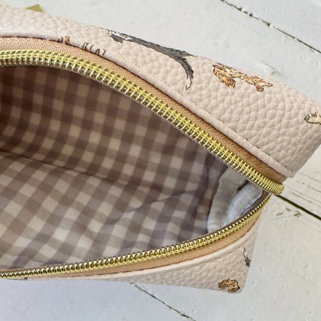 Sophie Allport Doggy Day Care Faux Leather Pencil/Cosmetic Case