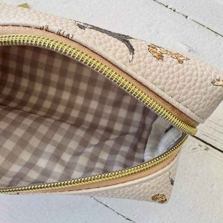 Sophie Allport Doggy Day Care Faux Leather Pencil/Cosmetic Case