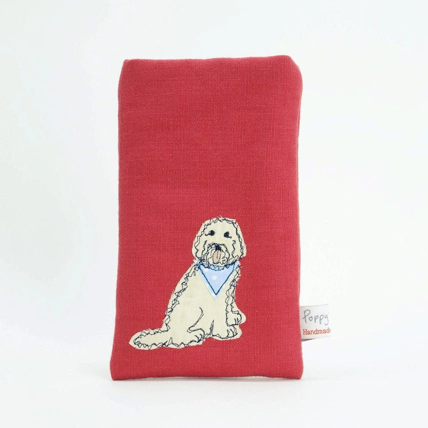 Doodle Embroidered Phone/Glasses Case - Poppy Treffry - Ruby's Home Store