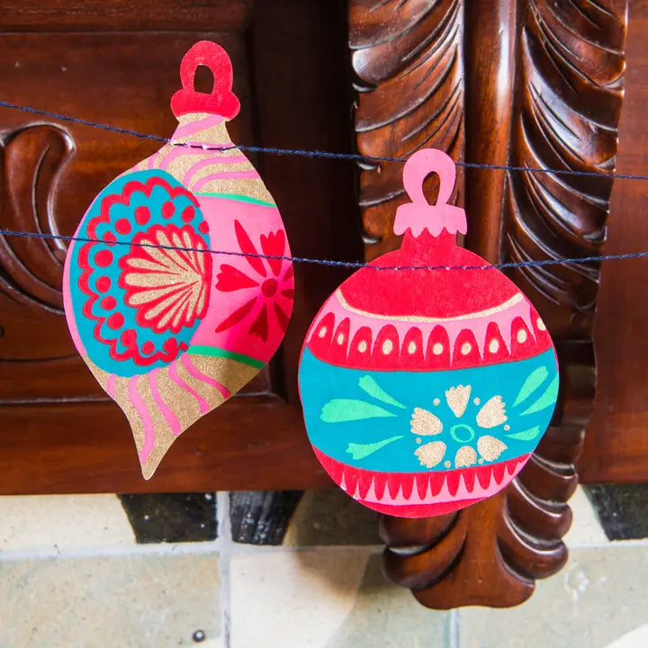 Baubles Sewn Garland - East End Press