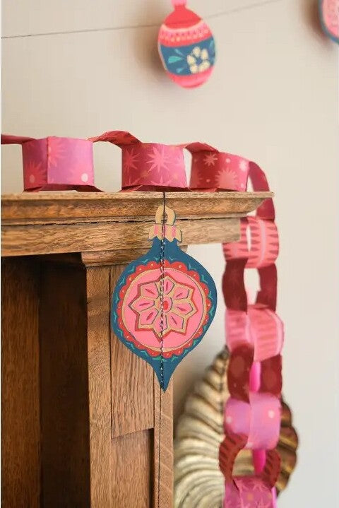 Baubles Sewn Garland - East End Press