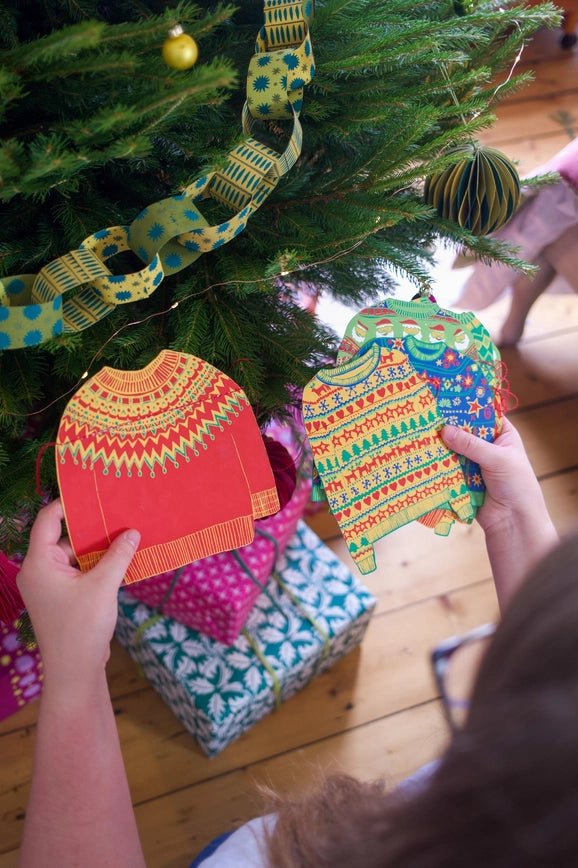 East End Press Christmas Jumper Garland - Ruby's Home Store