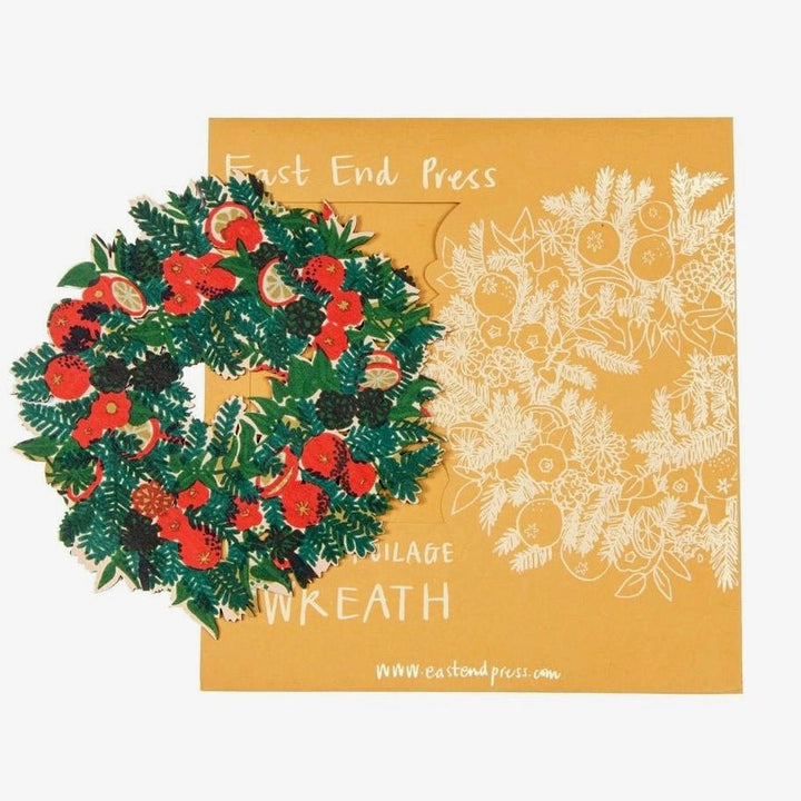 East End Press - Christmas Wooden Wreath - Ruby's Home Store