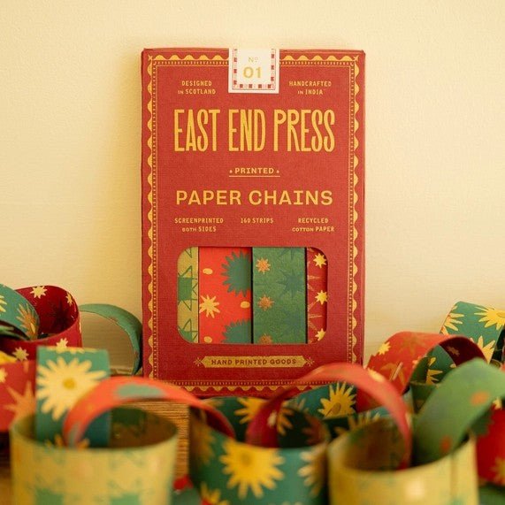 East End Press Festive Paper Chain Kit - Ruby's Home Store