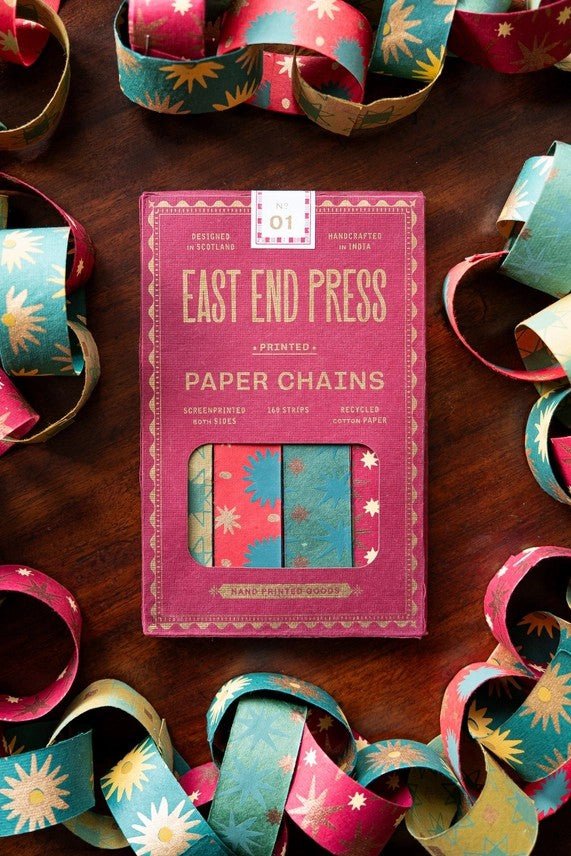East End Press Festive Paper Chain Kit - Ruby's Home Store