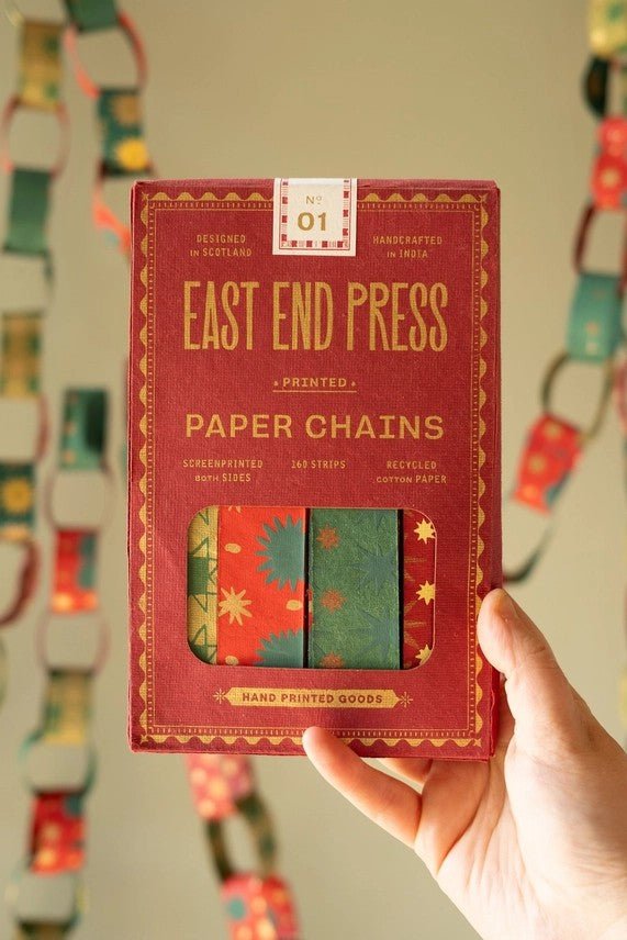East End Press Festive Paper Chain Kit - Ruby's Home Store