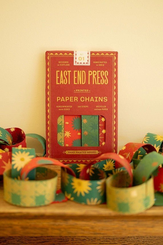 East End Press Festive Paper Chain Kit - Ruby's Home Store