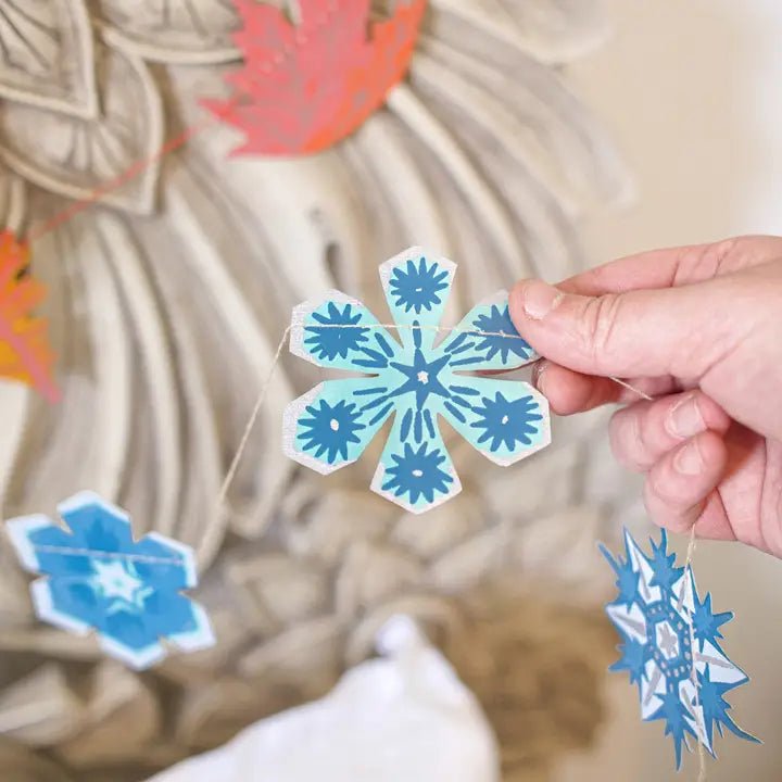 East End Press Snowflake Garland - Ruby's Home Store