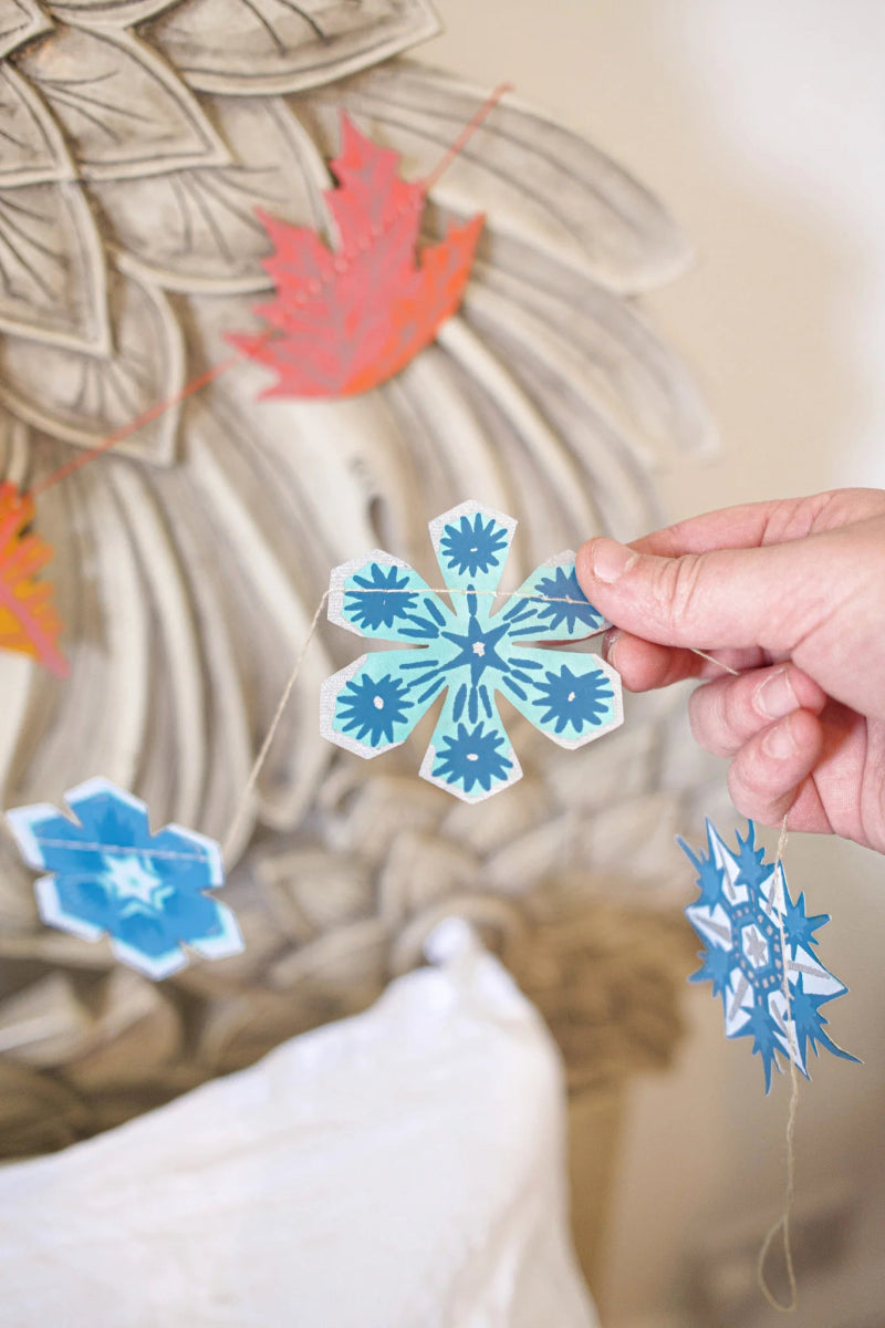 East End Press Snowflake Garland - Ruby's Home Store