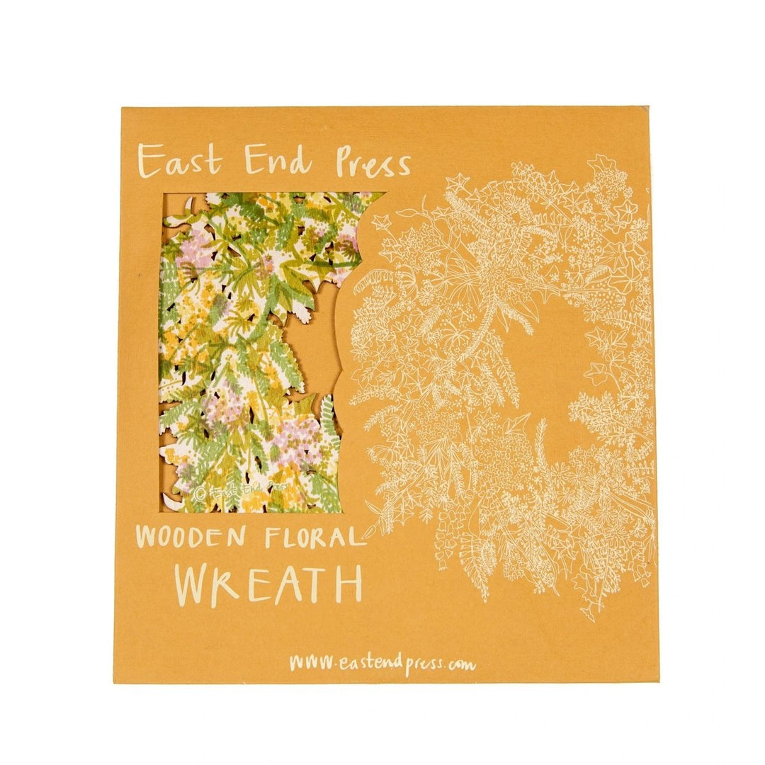 East End Press Spring Wooden Wreath - Ruby's Home Store