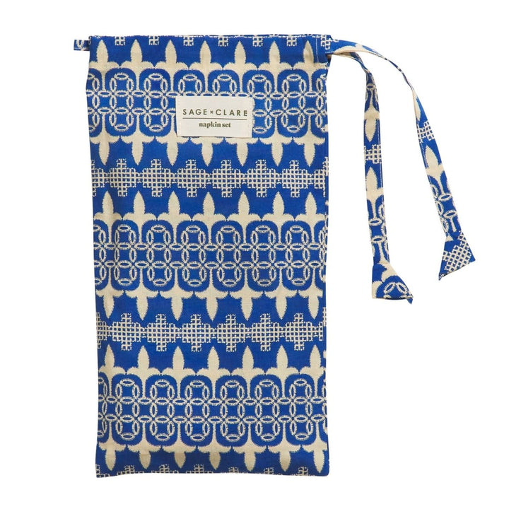 Elena Napkin Set - Cerulean - Sage x Clare - Ruby's Home Store