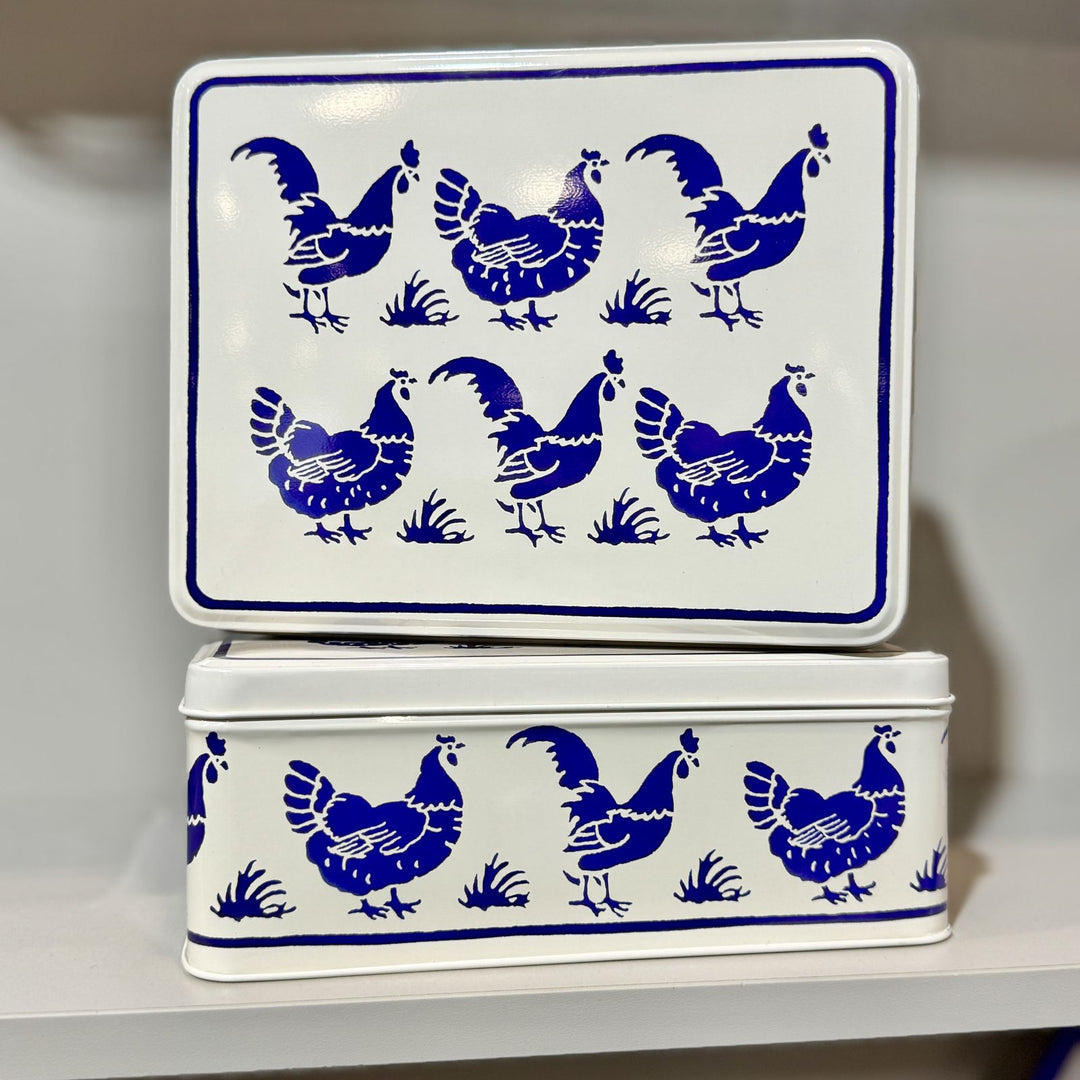 Blue Hen Biscuit Tin - Emma Bridgewater