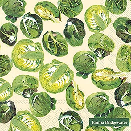 Emma Bridgewater Brussel Sprouts Paper Lunch Napkins - Ruby's Home Store