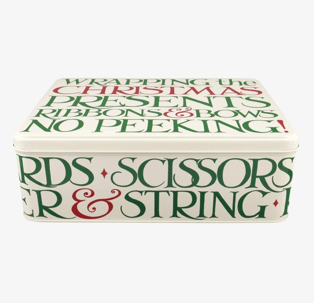 Emma Bridgewater Christmas Toast & Marmalade Wrapping Extra Large Tin - Ruby's Home Store