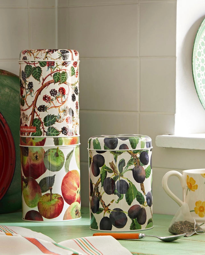 Emma Bridgewater Vegetable Garden, Apples Set of 3 Tin Canisters