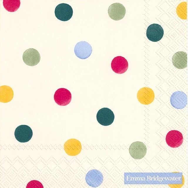 Emma Bridgewater Polka Dot Paper Napkins - Ruby's Home Store