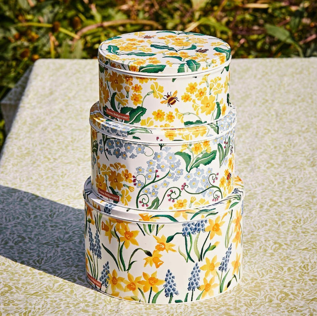 Emma Bridgewater Spring Flowers Cake Tin Set