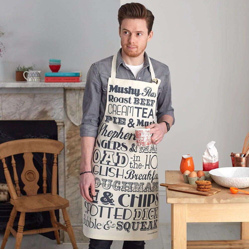 English Dinner Apron - Victoria Eggs - Ruby's Home Store