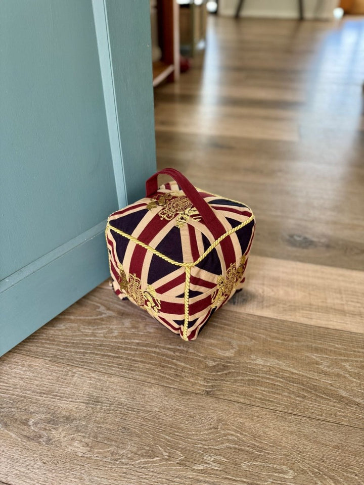 Extra Large Cube Union Jack Door Stop - Ruby's Home Store