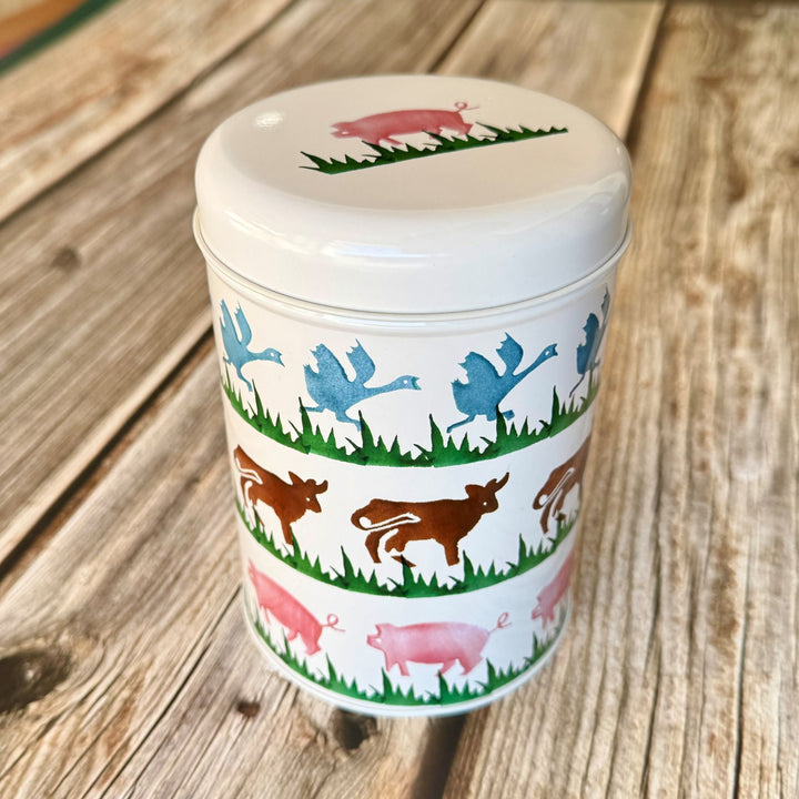 Farmyard Cylindrical Tin - Emma Bridgewater