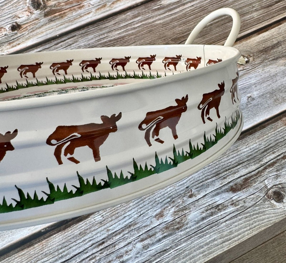 Farmyard Large Metal Handle Tin Tray - Emma Bridgewater - Ruby's Home Store