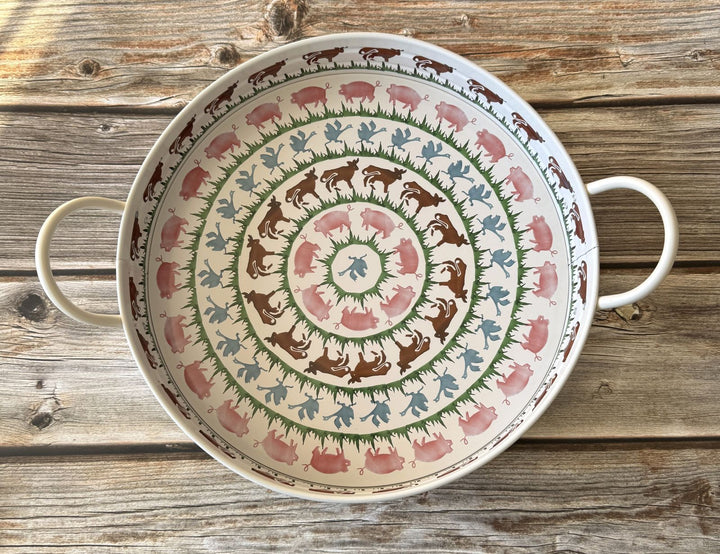 Farmyard Large Metal Handle Tin Tray  - Emma Bridgewater