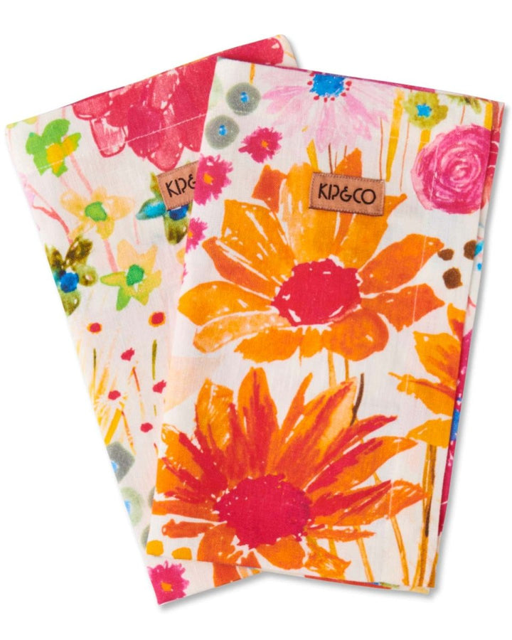 Field of Dreams in Colour Linen 4P Napkin Set - Kip & Co - Ruby's Home Store