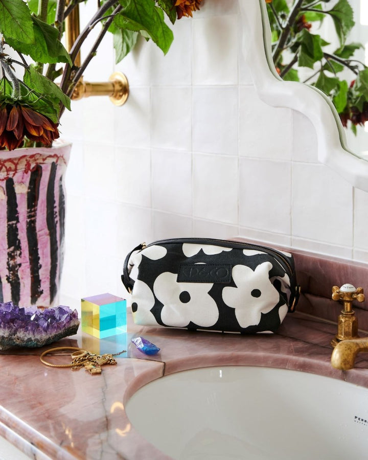 Flower Face Toiletry Bag - Kip & Co - Ruby's Home Store