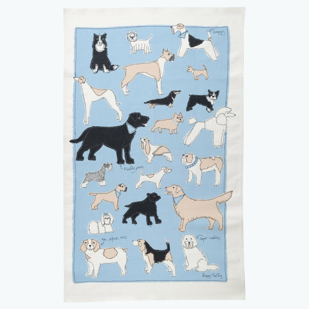 Four Legged Friends Tea Towel - Poppy Treffry - Ruby's Home Store