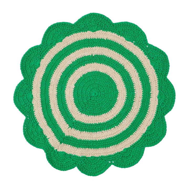 Foy Crochet Placemat Set - Perilla - Sage x Clare - Ruby's Home Store