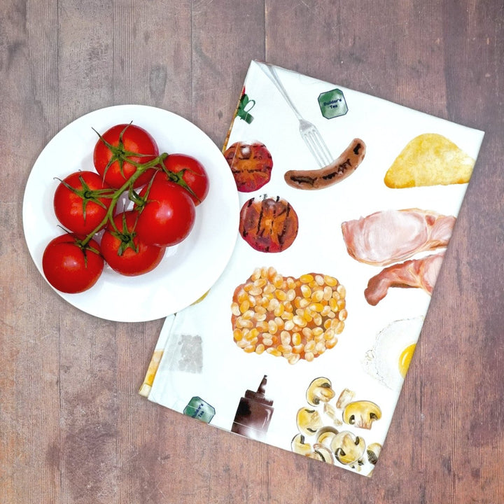 Full English Tea Towel - Corrine Alexander - Ruby&