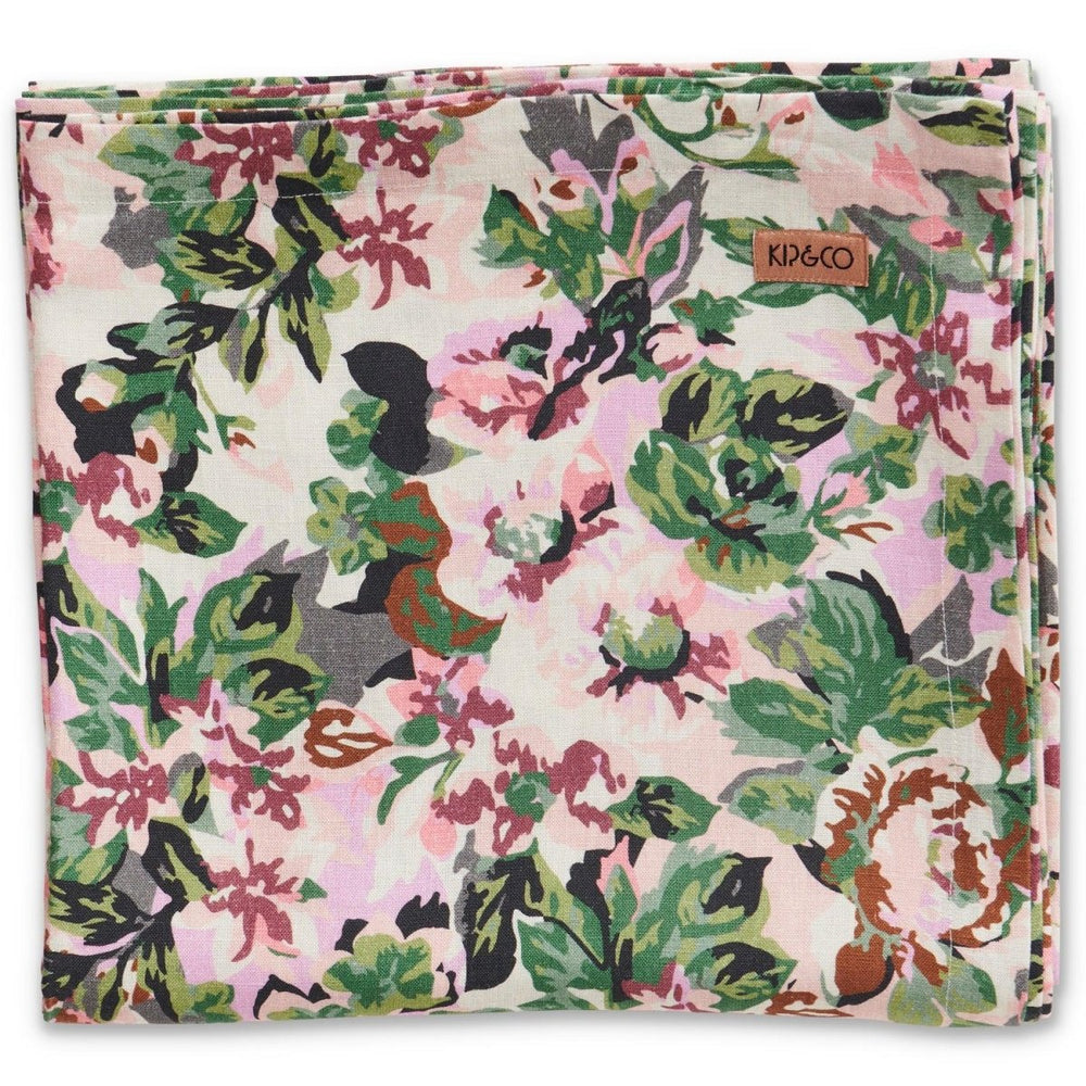 Garden Path Floral Linen Tablecloth - Kip & Co - Ruby's Home Store